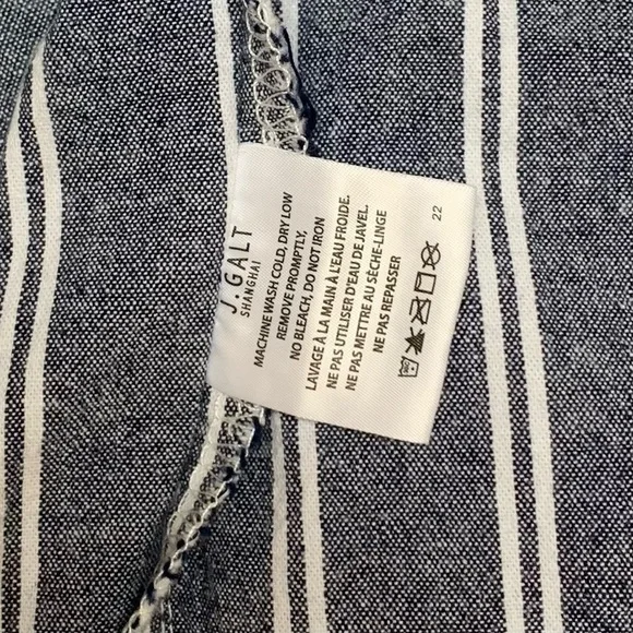 Brandy Melville Blue & White Striped Tilden Pant - Picture 11 of 12